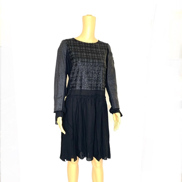 NWT Coast Weber Ahaus Metallic Tweed Wool Dress - Picture 11 of 11